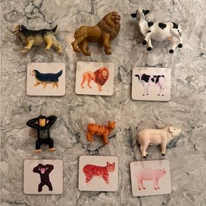Animal Matching Game Set